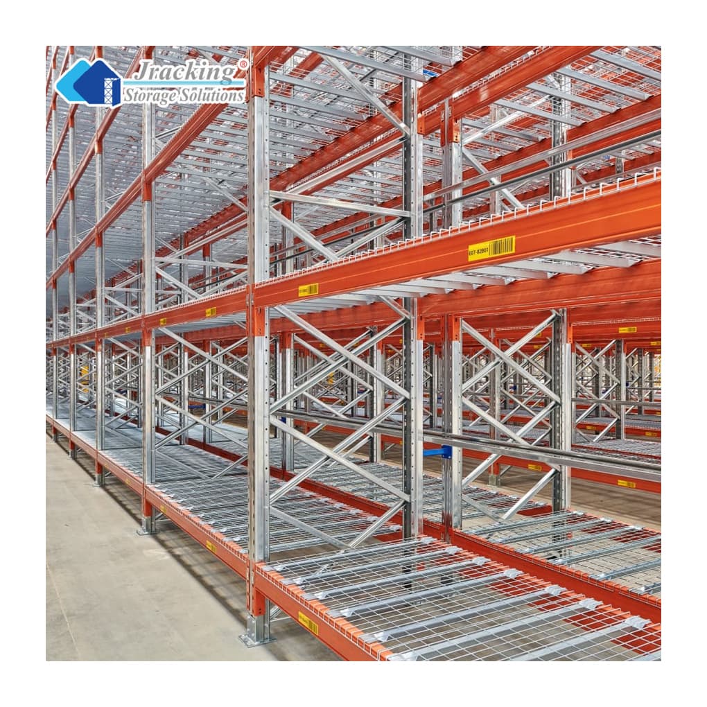 Jracking Industrial Shelving Warehouse Rack Heavy Duty Pallet Racking System For Distribution Centers CE Certified