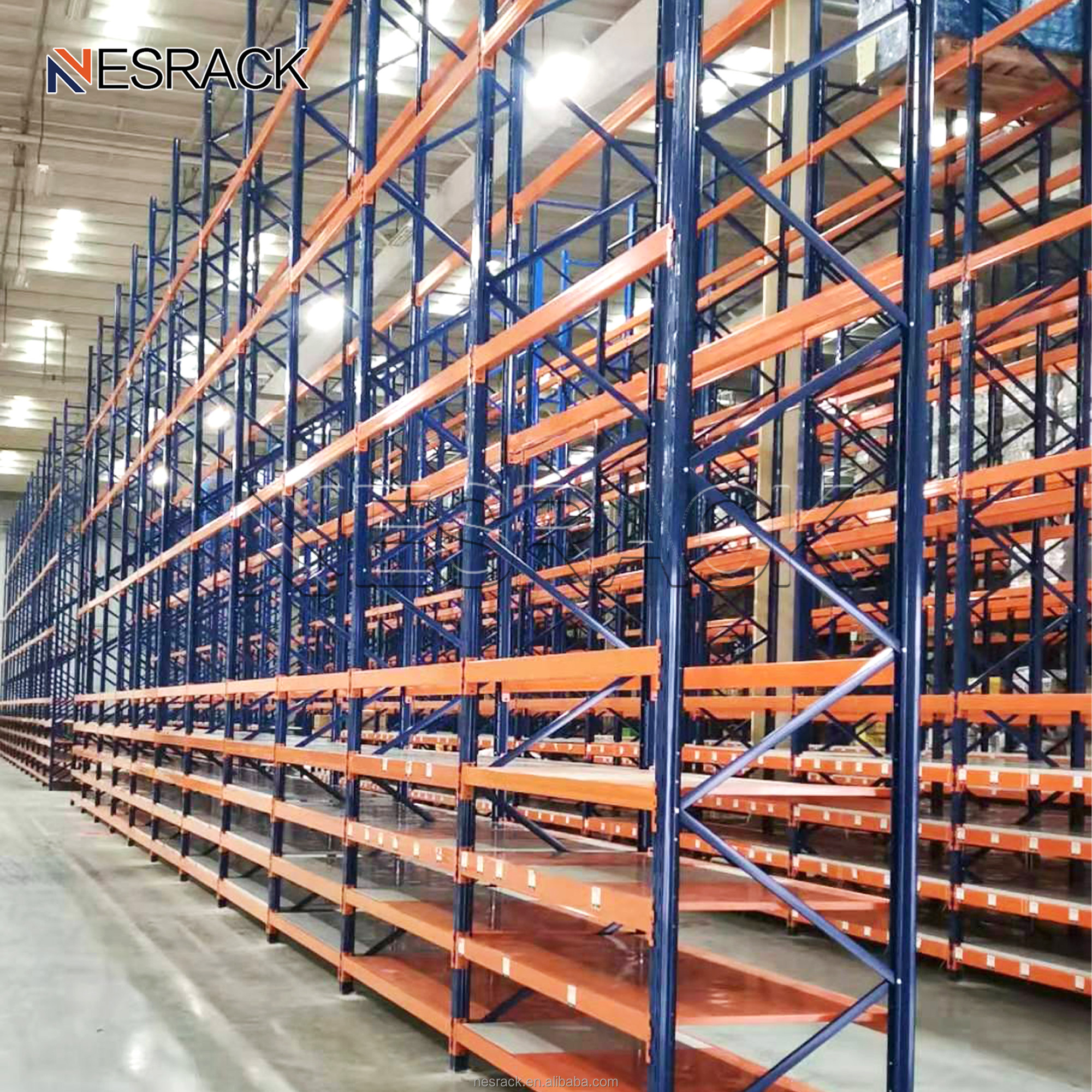 Heavy Duty 5 Layer Teardrop Pallet Rack Durable Warehouse Storage Rack Adjustable Pallet Shelves Racks ISO Standard CE Certified