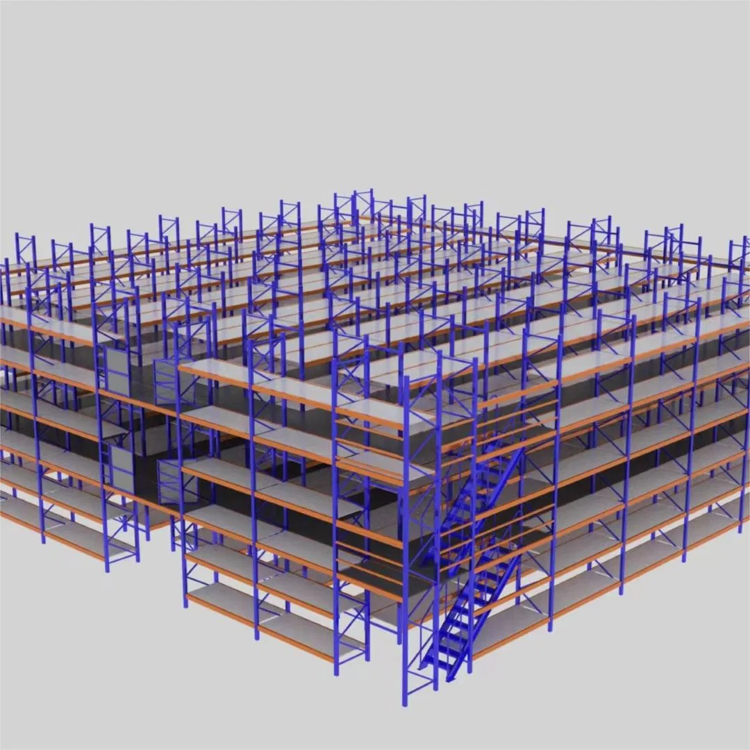 Steel Mezzanine Racking for Industrial Warehouse Storage Racking