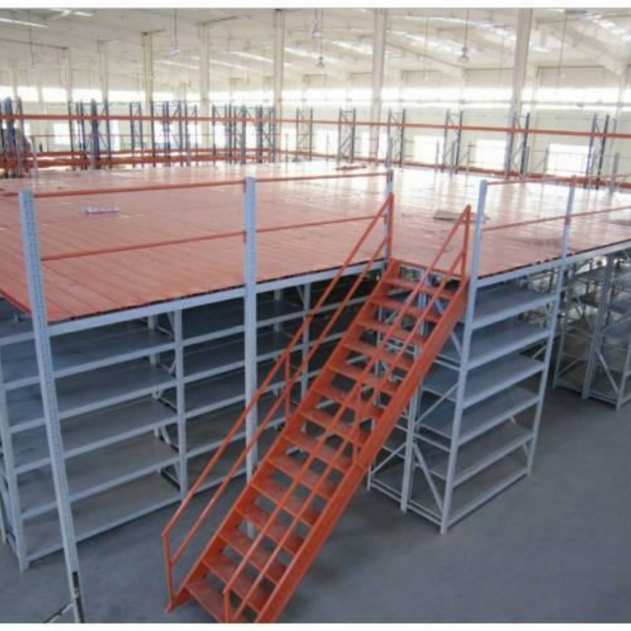 Wholesale Low Price Easy-Assembly Low-Maintenance Stainless Mezzanine Shelves Rack for Warehouse