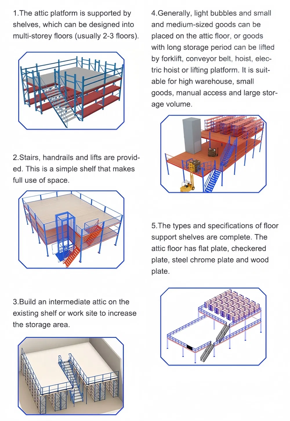 Product detail measurements