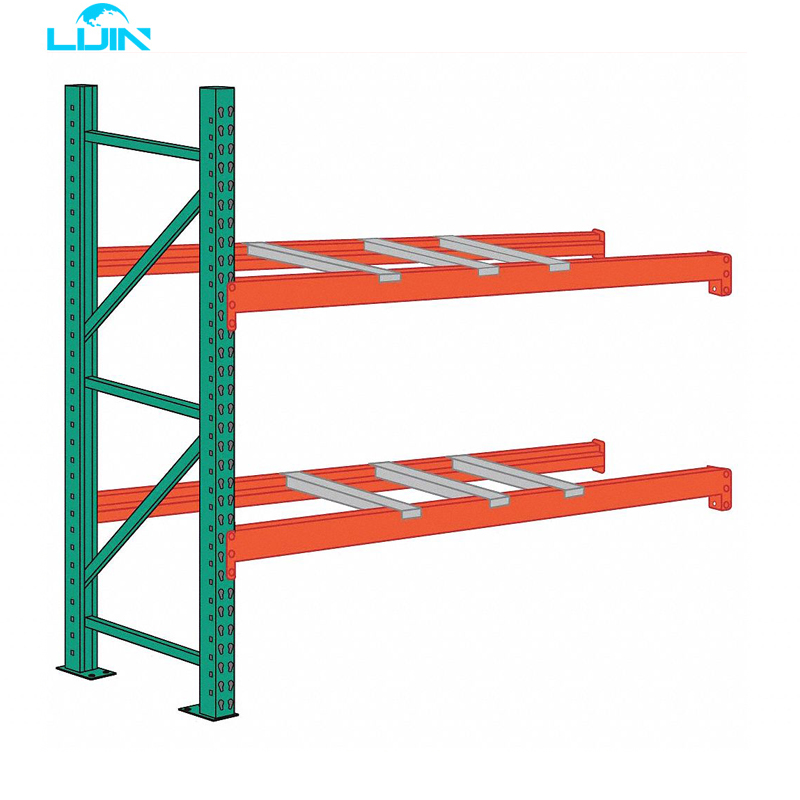 Long Span Adjustable Heavy Weight Warehouse Storage Pallet Shelves System Tear Drop Rack for Industrial
