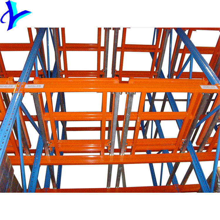 China Factory Heavy Duty Adjustable Steel Push Back Racking System