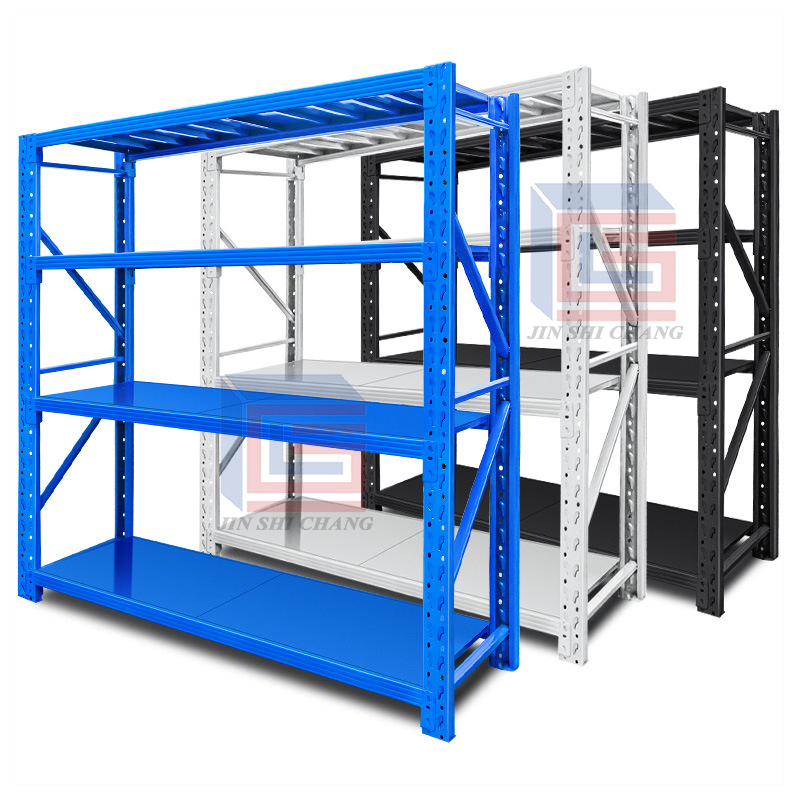 Custom Heavy Duty Boltless Warehouse Shelving Multi-Level Steel Rack for Logistics Storage