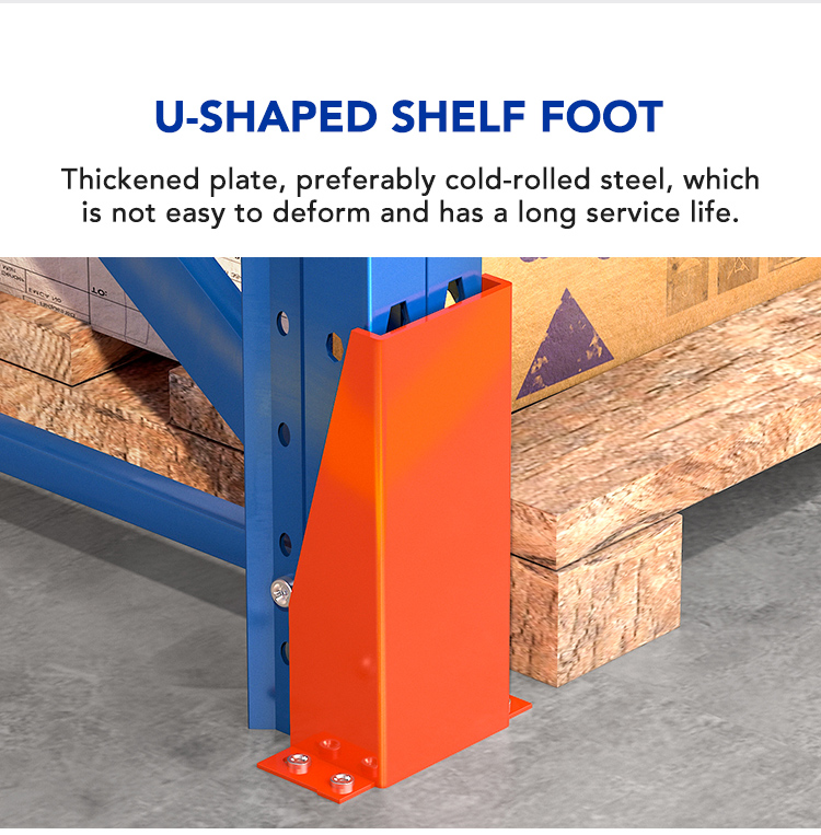 Heavy Duty Industrial Storage Shelves System Metal Rack Stacking Units Warehouse Steel Industrial Pallet Racking