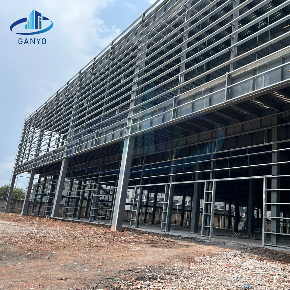Customized Heavy Duty Prefabricated Steel Structure Mezzanine Floor For Warehouse Storage Platform, Workshop, Hangar Building