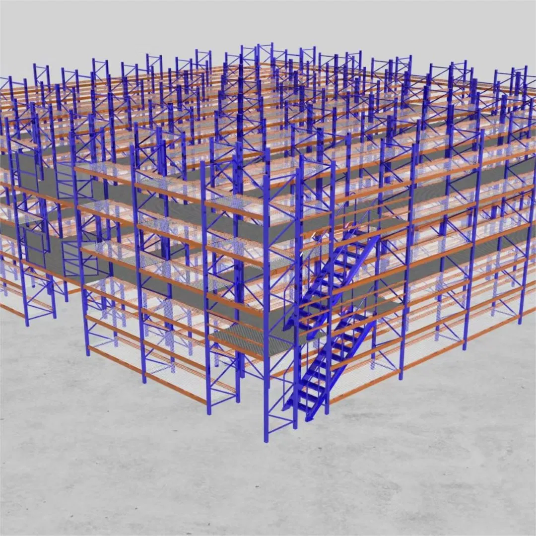 Steel Mezzanine Racking for Industrial Warehouse Storage Racking