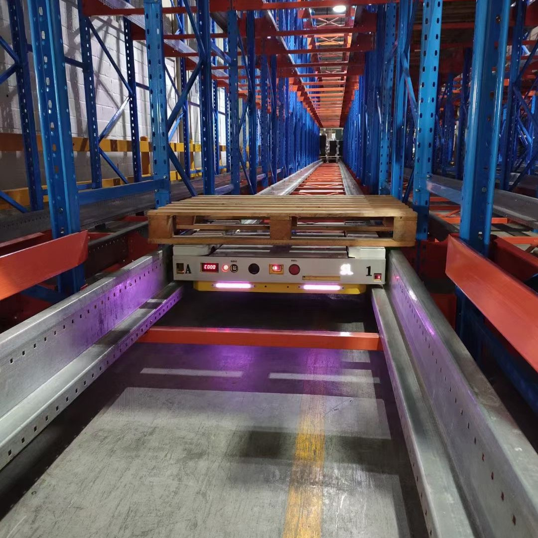 China Factory Direct Warehouse High Operating Speed Two-way Radio Shuttle Racks Storage Shelving Pallet Shuttle Systems