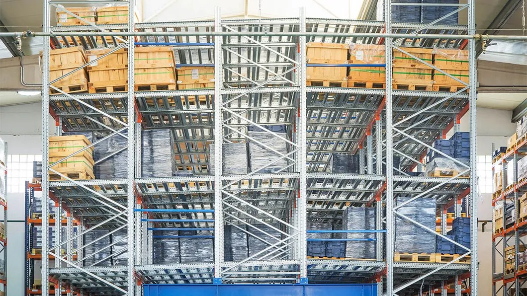 Push-back Pallet Racking LIFO