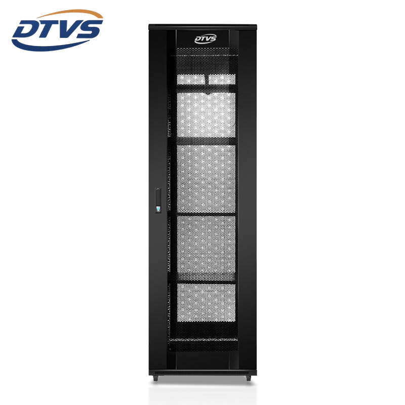 High-Strength SPCC Cold Rolled Steel 4U-52U Standard Server Rack Cabinet For Data Center Network Use DTVS Brand In Stock