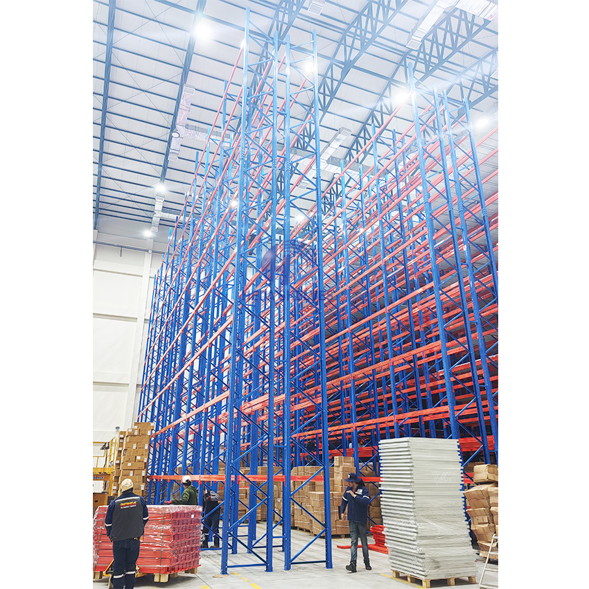 Tyre Racking System Steel Rack Manufacturer HEDA Teardrop Rack Heavy Duty Pallet Rack for Industrial Warehouse Storage