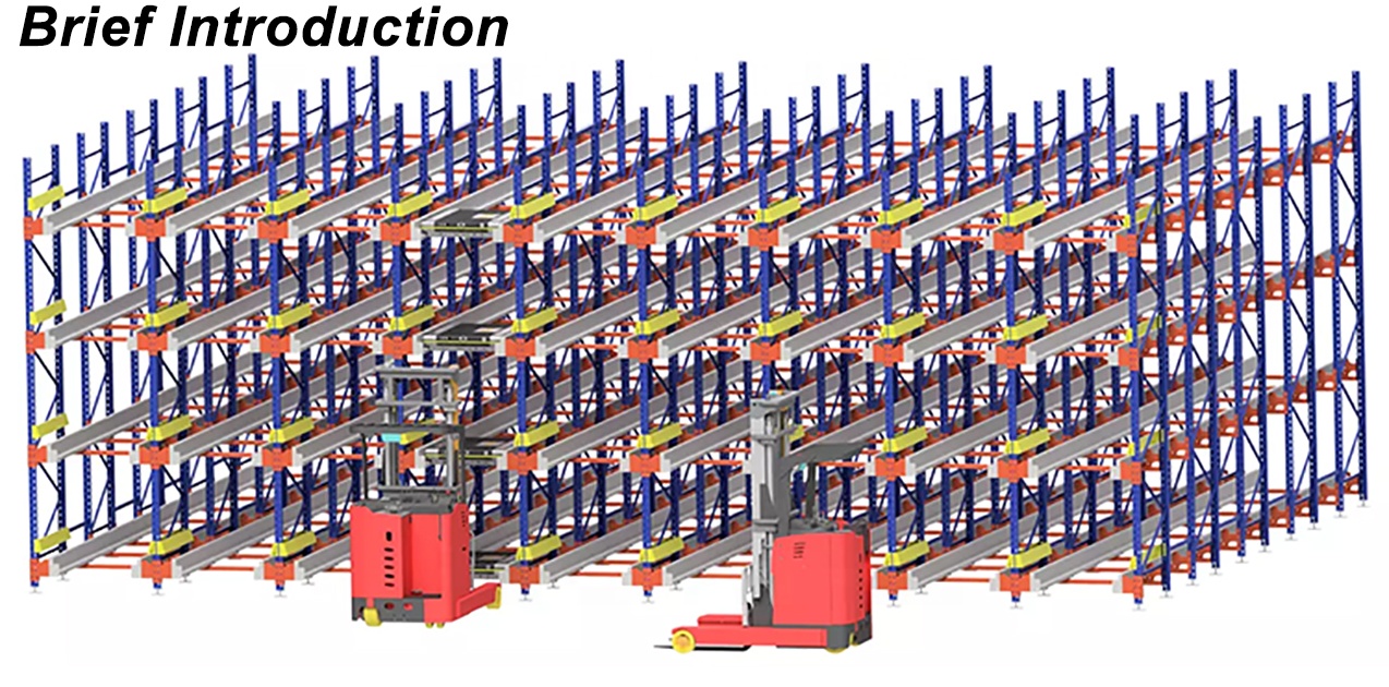 Jracking CE-Certified Radio Shuttle Rack System Space-Saving &amp; Automated Storage Racking For Cold Storage Warehouses