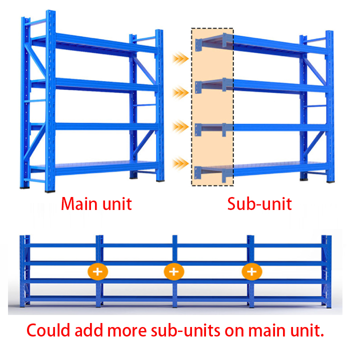Commercial Shelving Units Heavy Duty Warehouse Rack
