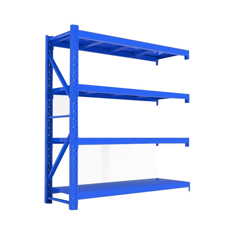 Warehouse Shelves Storage Racks Heavy-Duty Medium-Duty Light-Duty Multi-Layer Cold Rolled Steel Beam Racks Powder Coated