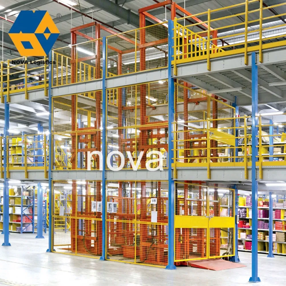 Competitive Storage Warehouse Mezzanine Heavy Duty Steel Structure Multi-Tier Rack