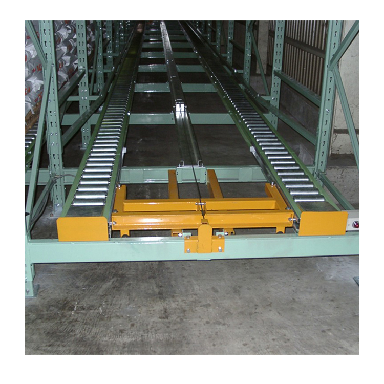 Heavy Duty Pallet Rack Push Back Pallet Racking Systems Push Back Rail Sliding System for Storage Shelves