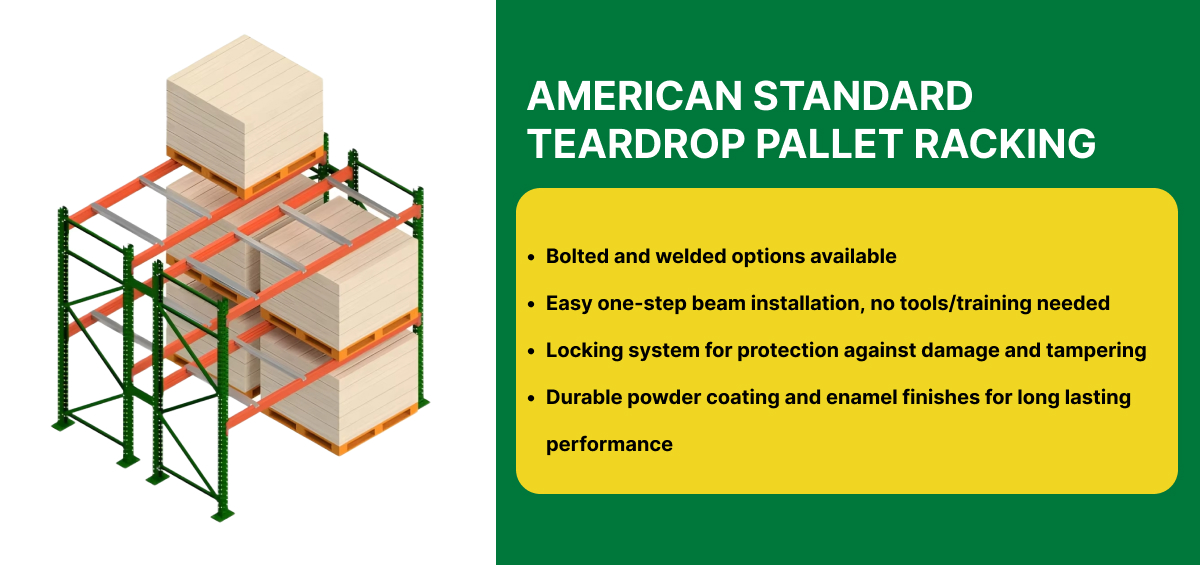 Teardrop Pallet Racking System