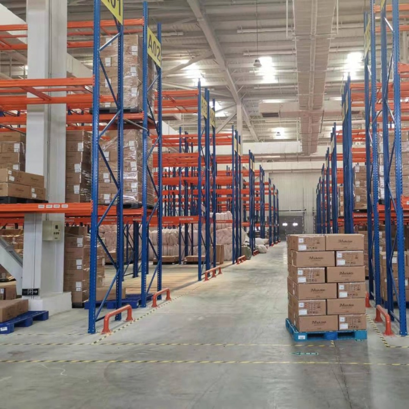 Selective Warehouse Pallet Racks Custom High Load Heavy-Duty Pallet Racking for Industrial Food Beverage Cold Chain Warehouse Pallet Rack Inventory Management
