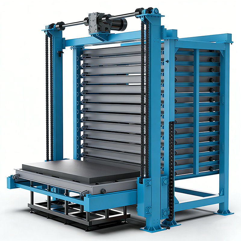 Industrial Storage Rack Intelligent Automated Vertical Sheet Metal Warehouse Storage Shelves
