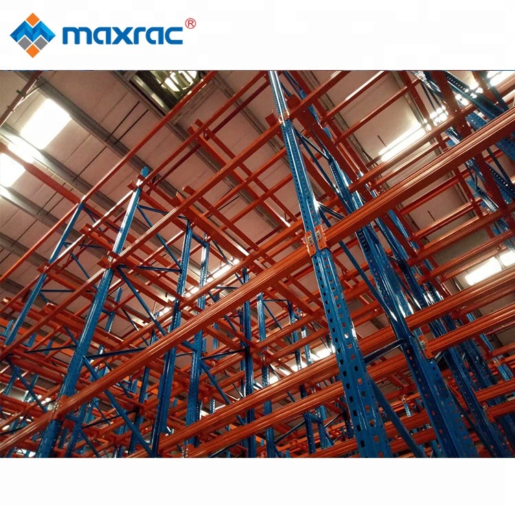 For Heavy Duty Stackable Pushback Gravity Roller Industrial Racks Push Back Pallet Racking System for Efficient Warehouse