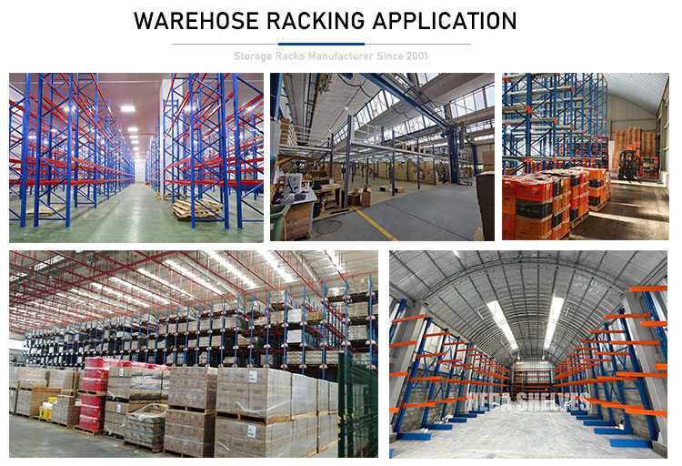 Heavy Duty Industrial Racking Systems Teardrop Pallet Rack Industrial Racking Manufacturers