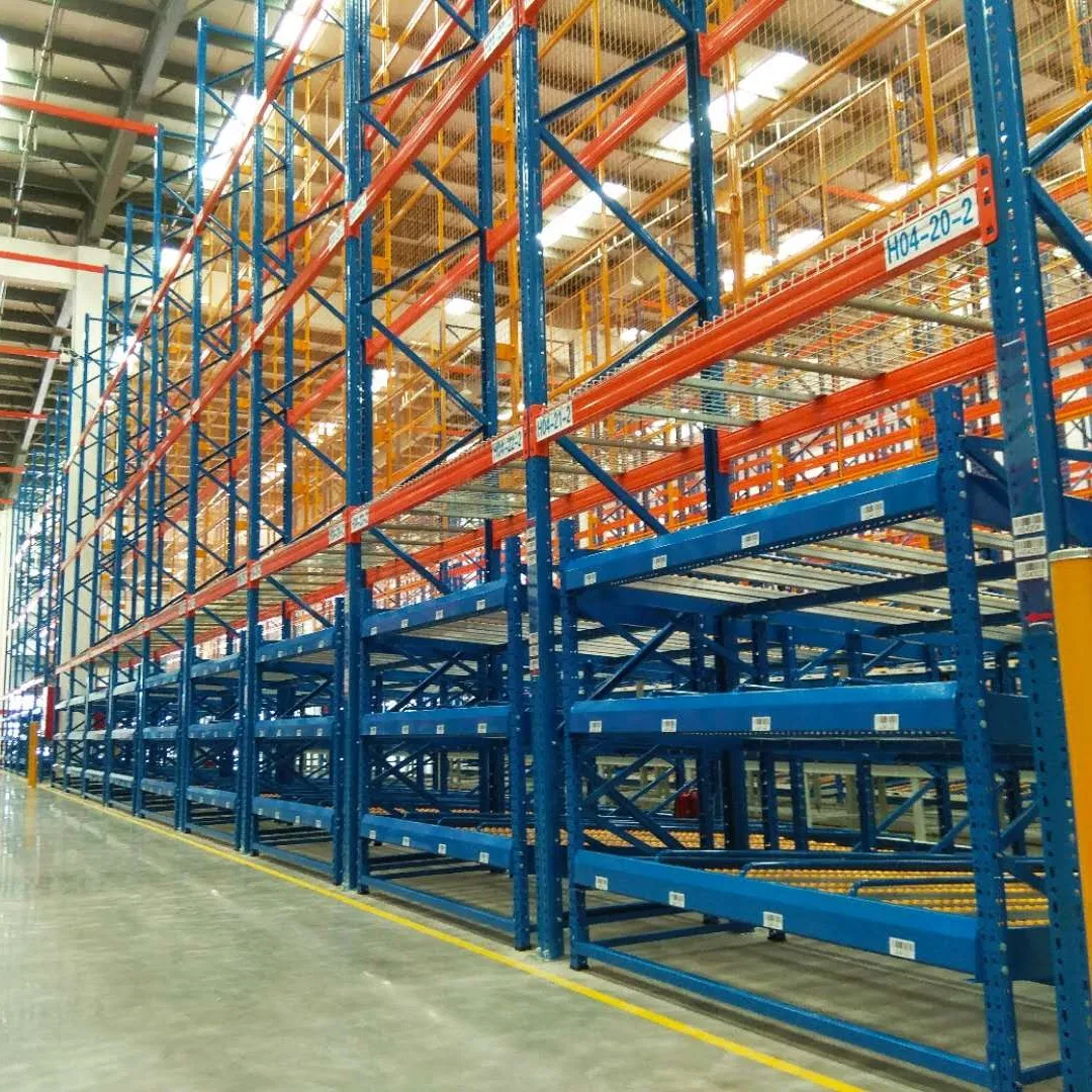 Gravity Flow Roller Rack Heavy Duty Steel Roller Shelf for Warehouse Fifo Storage System Industrial Customized Size Roller Rack Adjustable Gravity Flow