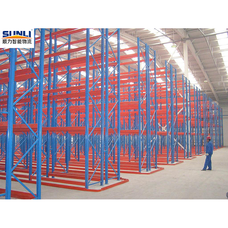 Factory Directly Steel Multi-Layer Narrow Aisle Heavy-Duty VNA Pallet Racking Shelves Warehousing Storage VAN Shelving System