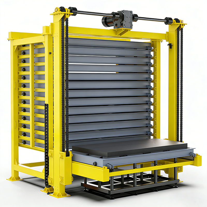 Industrial Storage Rack Intelligent Automated Vertical Sheet Metal Warehouse Storage Shelves