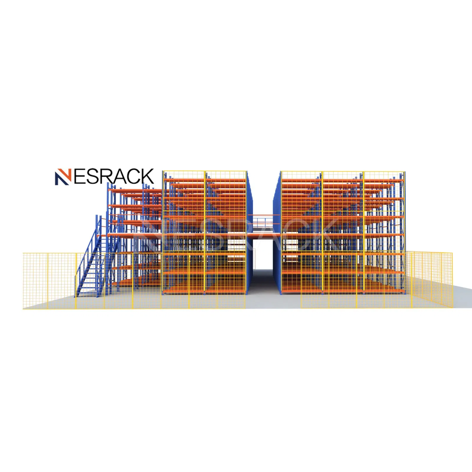 Office Second Floor System Racking Warehouse Platform Mezzanine Racking for Toy Manufacturing Logistics Centers