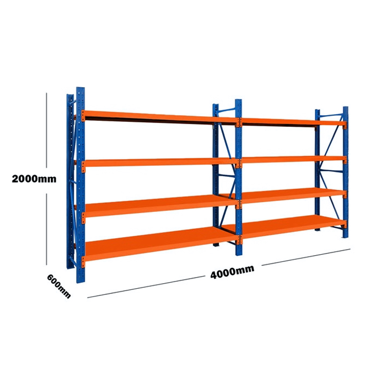 Warehouse Garage Industrial Multilevel Shelves Metal Longspan Shelving Storage Iron Racks