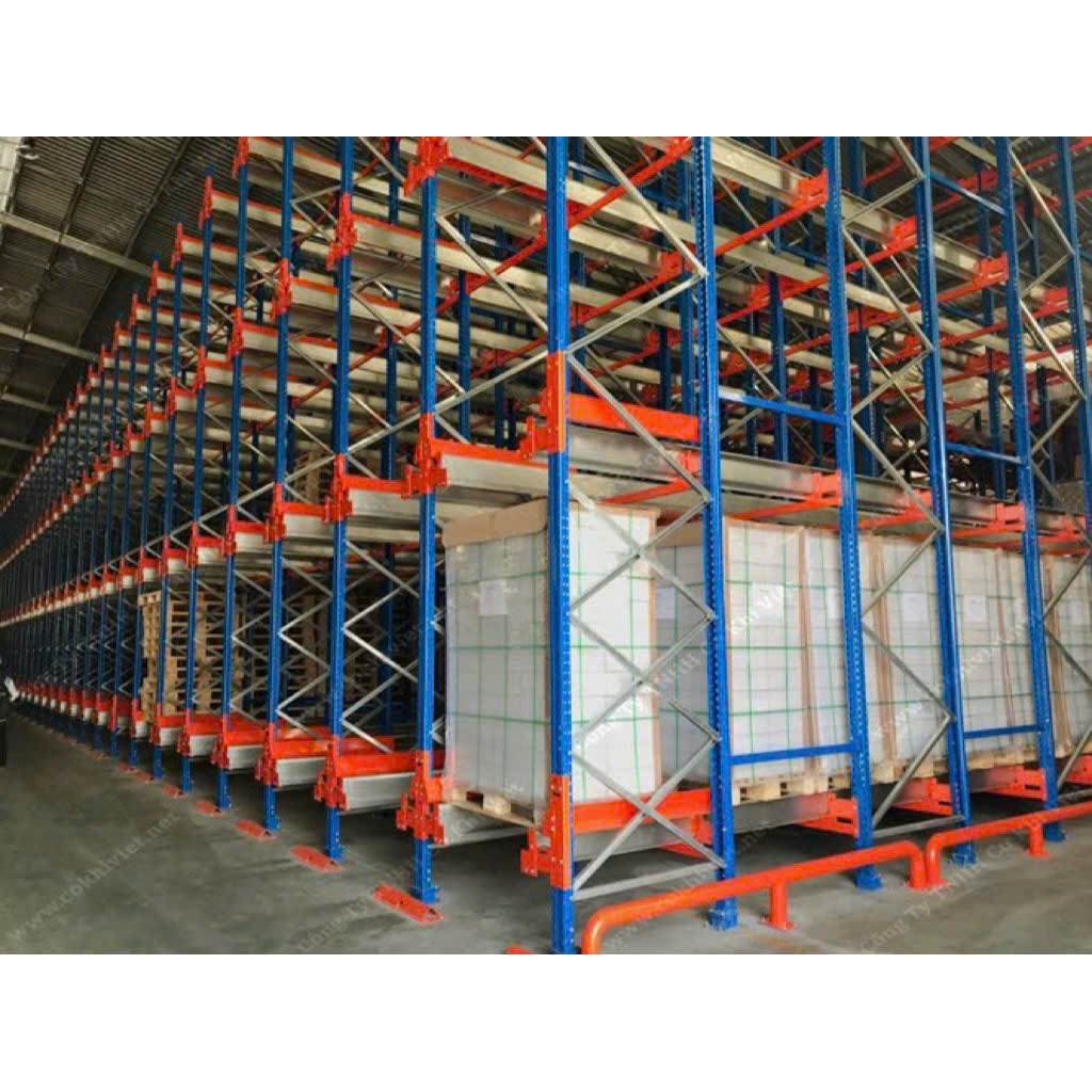 High Efficiency Radio Shuttle Racking System with Rail Guided Shuttle for Smart and Automated Warehouse Storage Operations