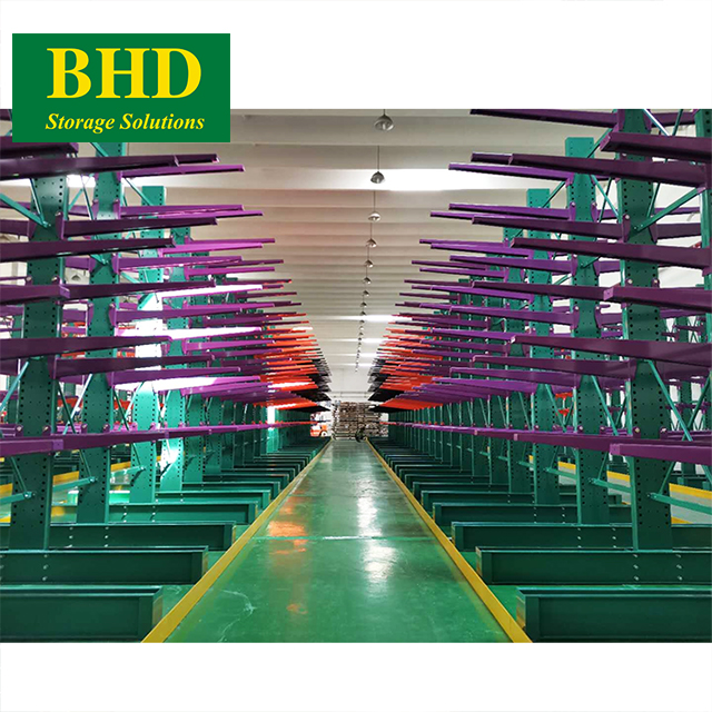 Wholesale High Density 5-Layer Steel Cantilever Rack Radio Shuttle Rack CE Certified 1500kg/Arm Capacity Hot Dip Galvanized BHD