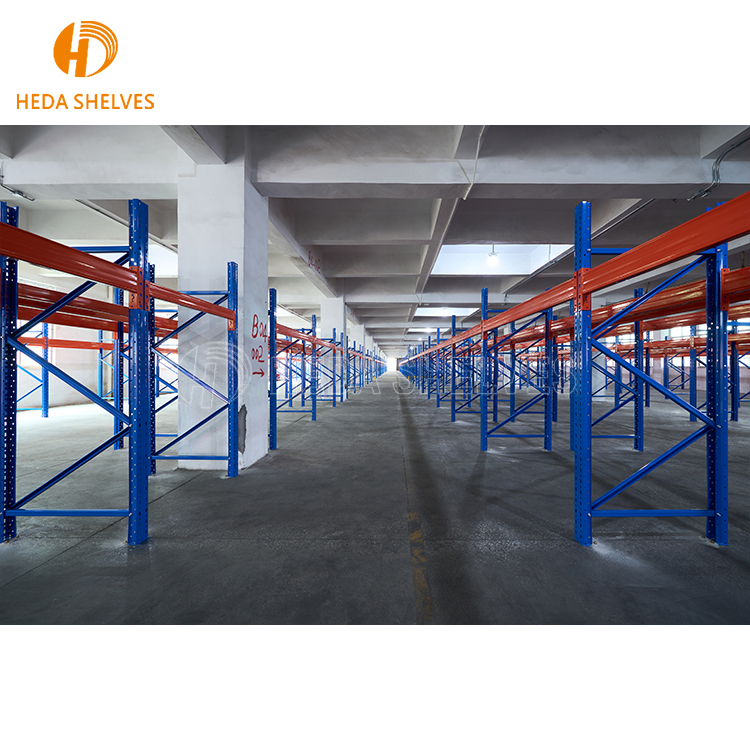 Wholesale Warehouse Racking System Heavy Duty Metal Iron Shelving Warehouse Storage Push Back Push Back Pallet Racking Systems