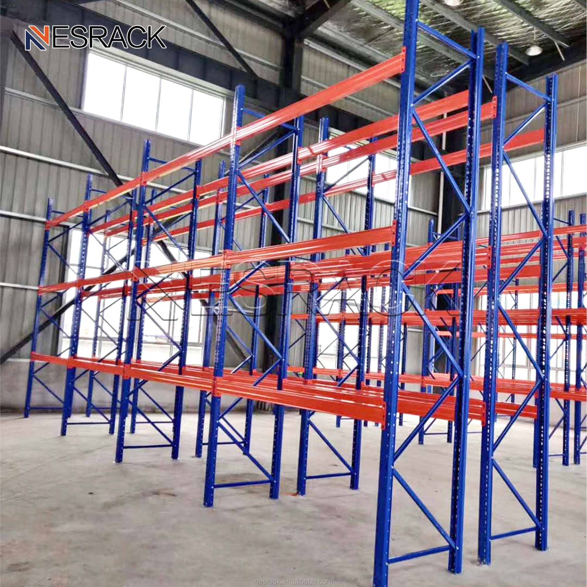 Heavy Duty 5 Layer Teardrop Pallet Rack Durable Warehouse Storage Rack Adjustable Pallet Shelves Racks ISO Standard CE Certified