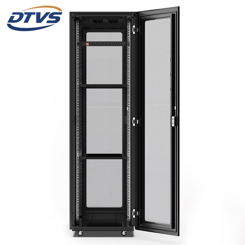 High-Strength SPCC Cold Rolled Steel 4U-52U Standard Server Rack Cabinet For Data Center Network Use DTVS Brand In Stock