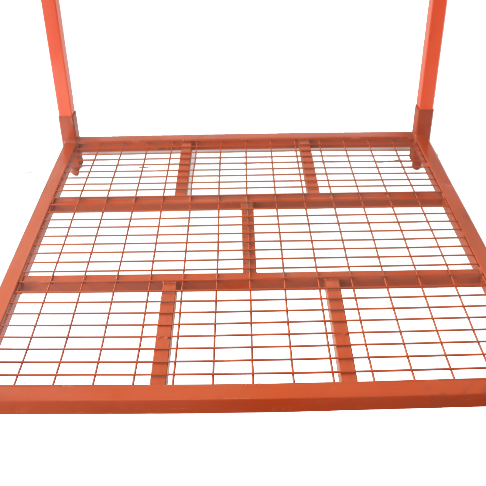 Heavy Duty Industrial Metal Stacking Racks with Corrosion Protection Steel Storage Solution for Optimizing Warehouse Space
