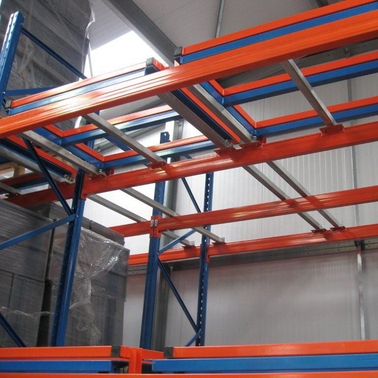 Warehouse Pallet Push Back Rack System, Durable Racking/Metal Shelving /Storage Racking/Warehouse Push Back Storage Racks