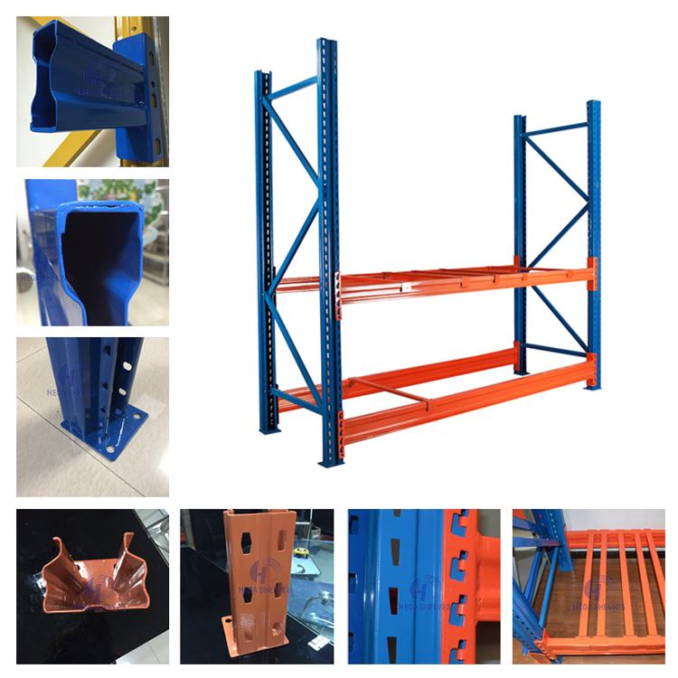 Heavy Duty Industrial Racking Systems Teardrop Pallet Rack Industrial Racking Manufacturers