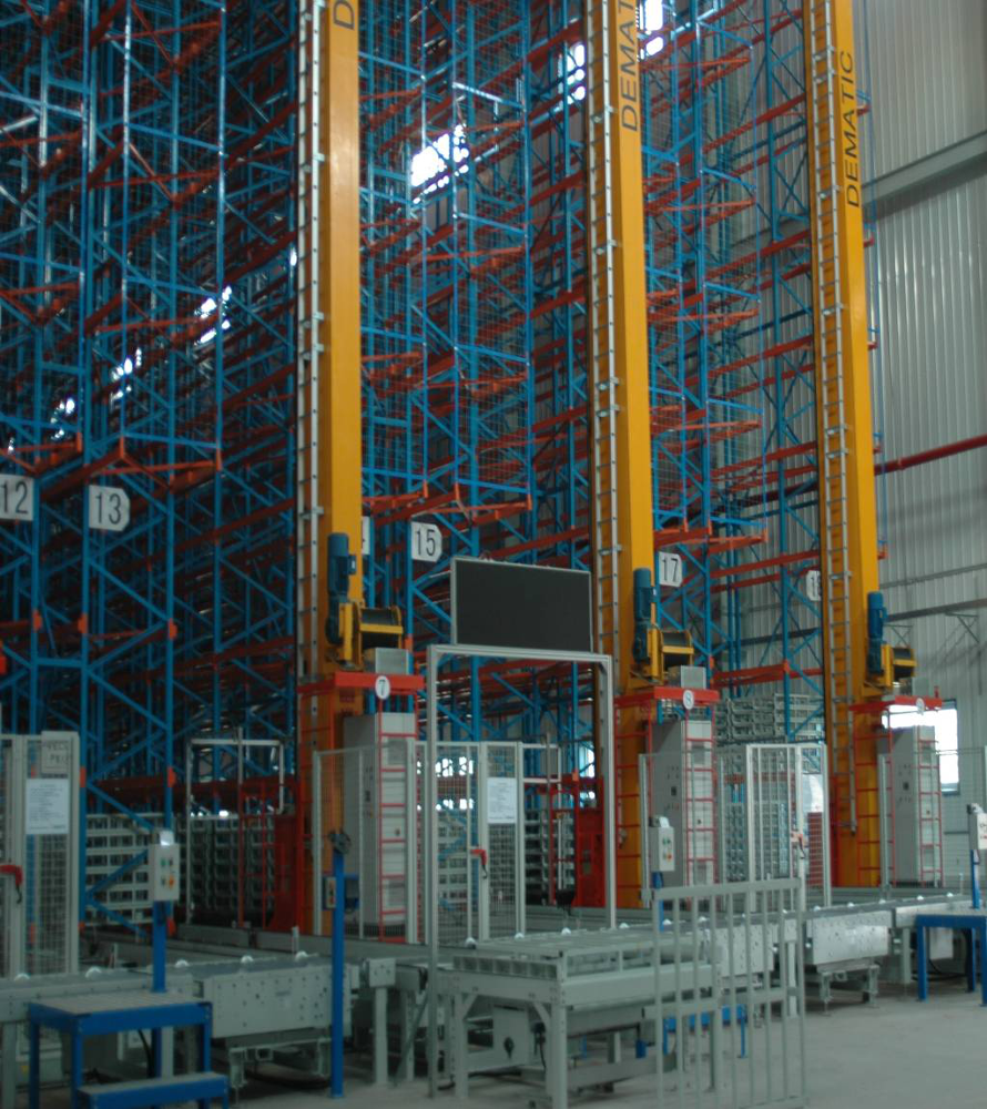 Pharmacy Miniload Asrs Electronic Miniload Automated Warehouse System Shelving Rack