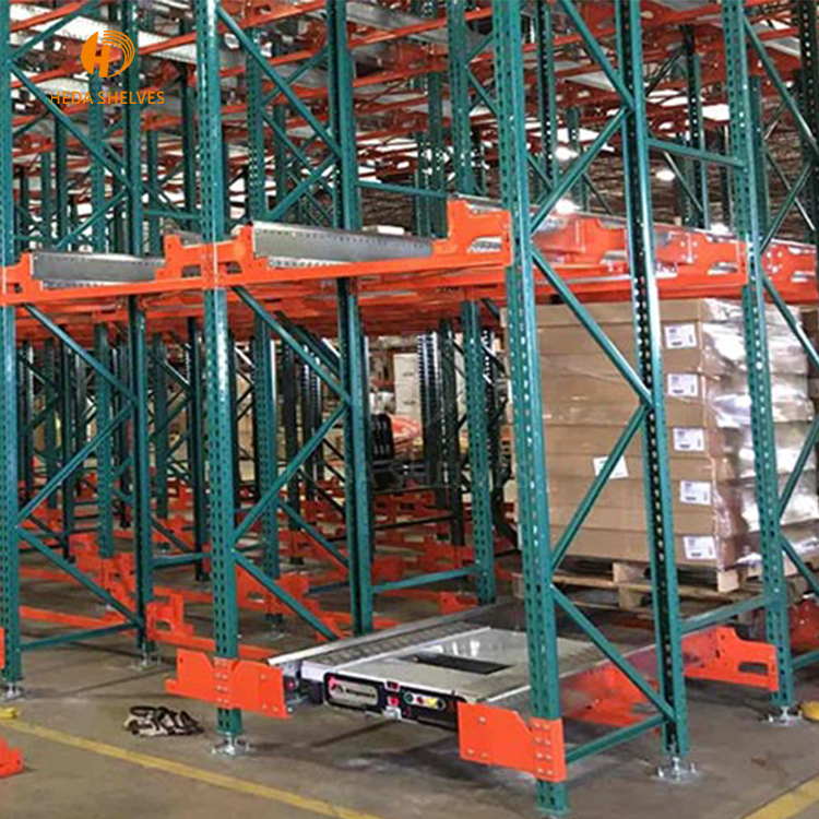 Heavy-Duty Adjustable Radio Warehouse Pallet Shuttle Racking System 1000-1500kg Load Capacity Stacking Racks &amp; Shelves