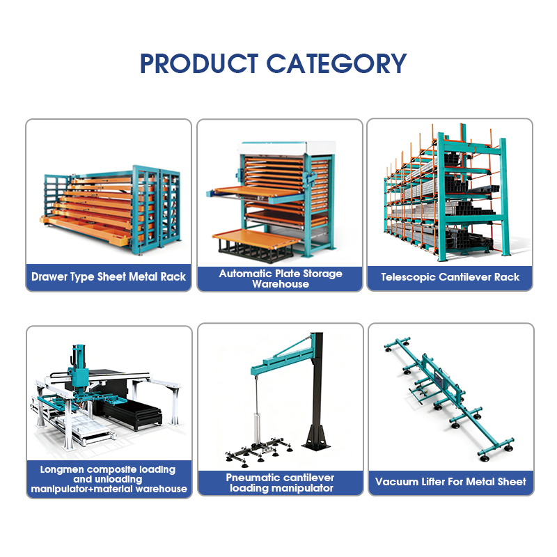 Industrial Drawer-Type Sheet Metal Rack | Multi-Layer Storage System For Steel Sheets