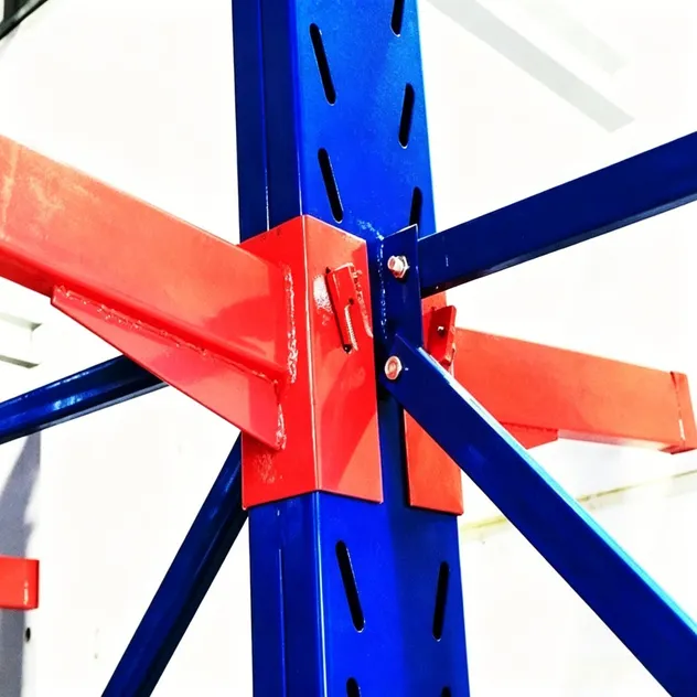 Long Pipe and Lumber Storage Solution Heavy Duty Rack Cantilever Type
