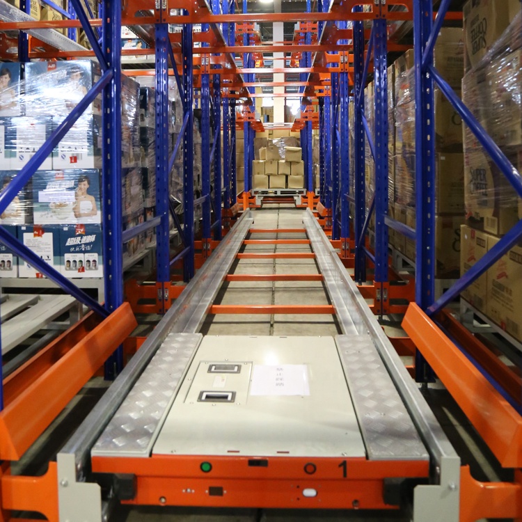 Automatic Radio Shuttle Rack System Heavy Duty Industrial Warehouse Storage Shelf Racking CE Certified