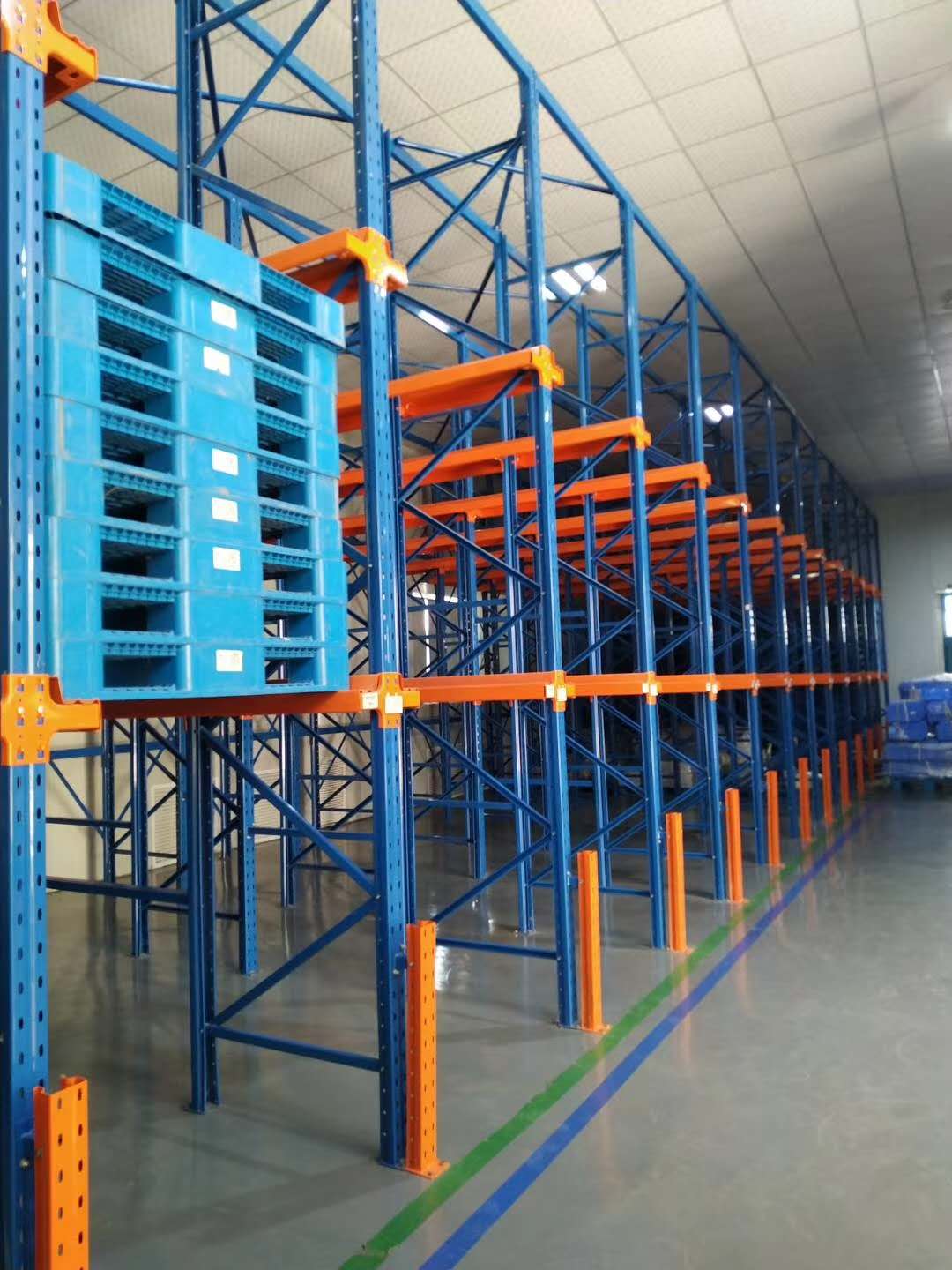 Warehouse Storage Shelving Push-Back Pallet Racking Flexible Steel Cold Storage Rack