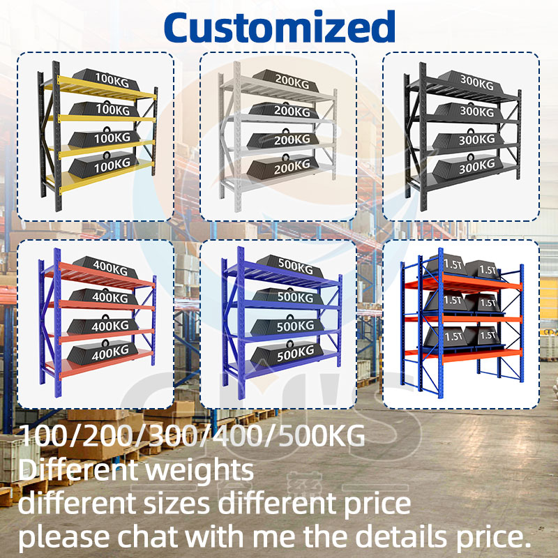 Stainless Steel Adjustable Multi-Layer Storage Shelf 5-Layer VNA Pallet Rack Anti-Rust Warehouse Rack