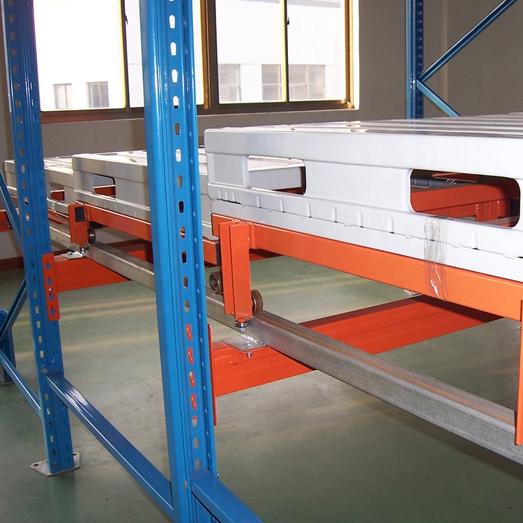 Warehouse Pallet Push Back Rack System, Durable Racking/Metal Shelving /Storage Racking/Warehouse Push Back Storage Racks