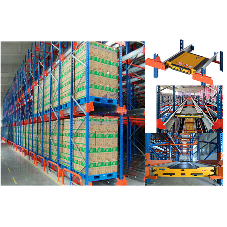 Automated Pallet Warehouse Racking Semi-Automatic Racking System Warehouse Shuttle System For LIFO System