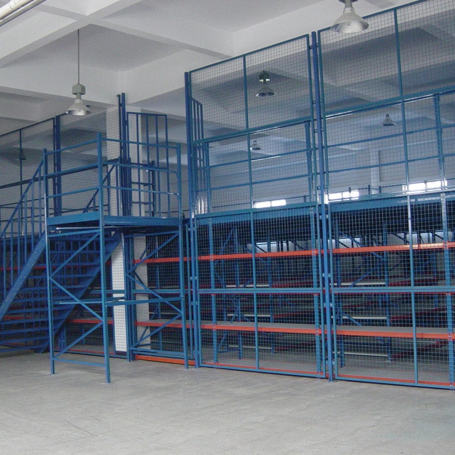 Wholesale Low Price Easy-Assembly Low-Maintenance Stainless Mezzanine Shelves Rack for Warehouse