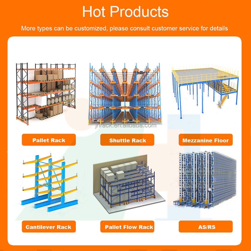 Chinese Shuttle Rack Manufacturer Factory Metal Shelves Vertical Storage Asrs Warehouse Racking System Shelving Units