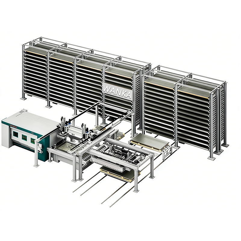 Automatic Storage Rack With Inventory Tracking Auto-Inventory System Sheet Metal Warehouse RFID Steel Foldable